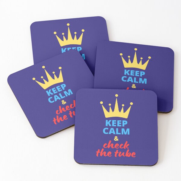 Item preview, Keep Calm and Check The Tube designed and sold by hcascade.