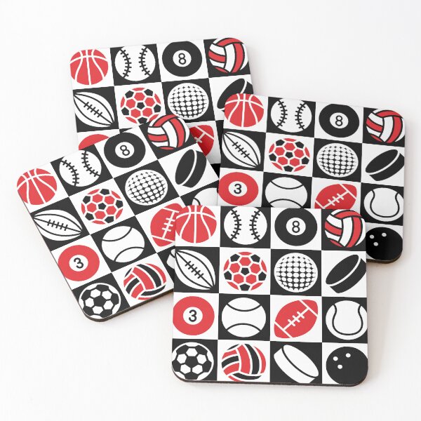Item preview, Sports Balls Checkerboard designed and sold by Lisann.