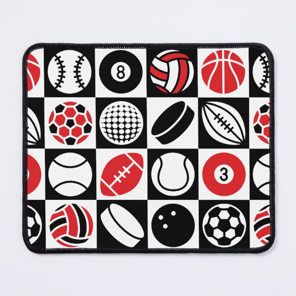 Item preview, Sports Balls Checkerboard designed and sold by Lisann.
