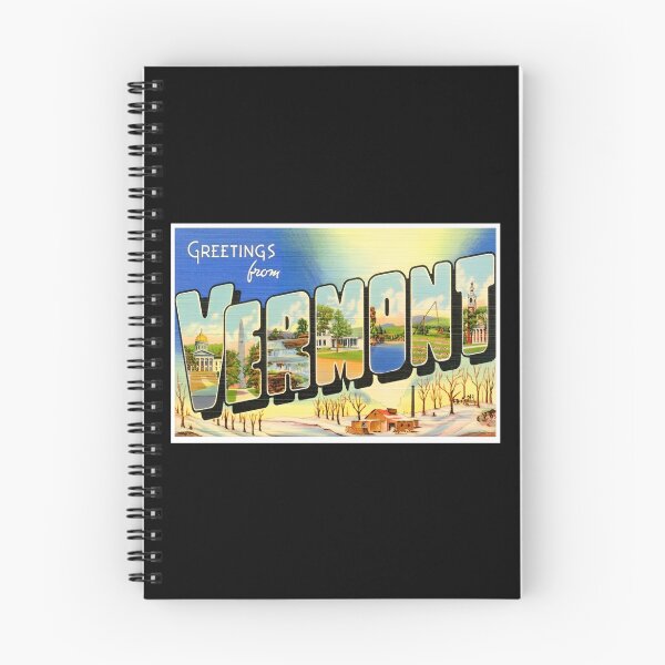 Item preview, Retro Vermont Travel Poster Design designed and sold by DankThreads.