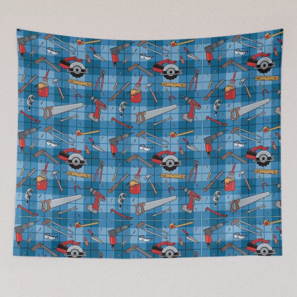 Item preview, Household Tools Plaid designed and sold by Lisann.