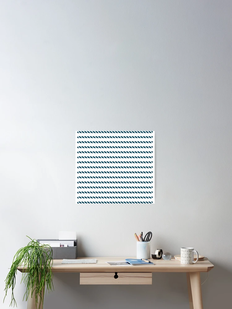 Thumbnail 2 of 3, Poster, Nautical Rope Pattern designed and sold by dk80.