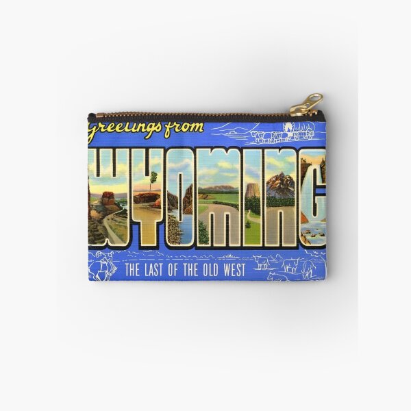 Item preview, Greetings from Wyoming Retro Design designed and sold by DankThreads.