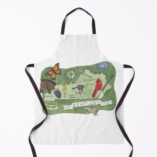 Item preview, Map of Kentucky - State Map designed and sold by Platinumfrog.
