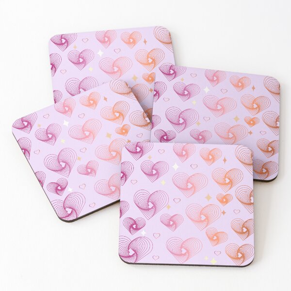 Item preview, Lesbian flag made of hearts  designed and sold by SapphicStore.