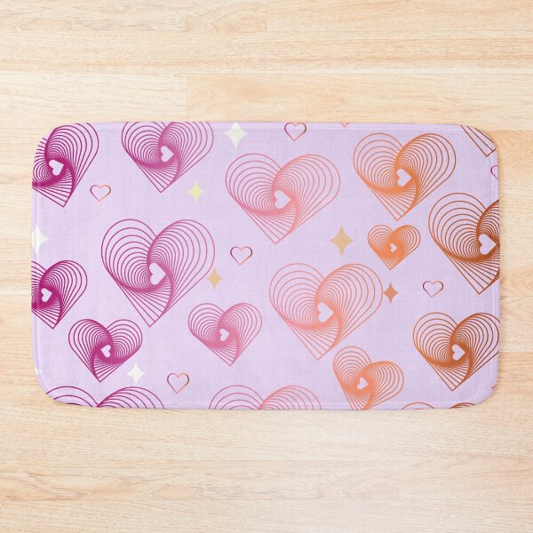 Item preview, Lesbian flag made of hearts  designed and sold by SapphicStore.