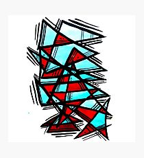 Blood and ice Photographic Print