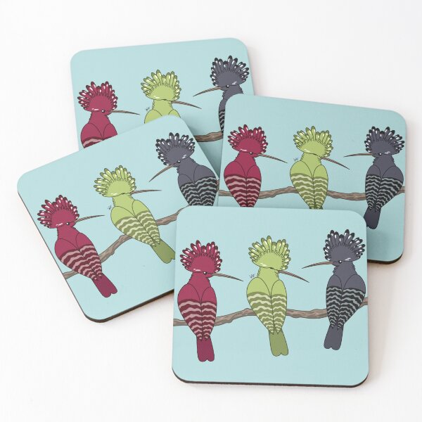 Item preview, Summer Grape Hoopoes designed and sold by MunchbudInk.