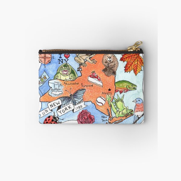 Item preview, Map of New York - State Map designed and sold by Platinumfrog.