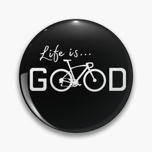 Item preview, Life is Good on Bike - Unique Cycling Gifts | Fun Cycling Quote  designed and sold by BMLprint ⭐⭐⭐⭐⭐.