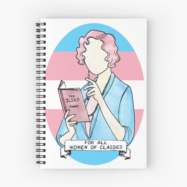 Item preview, Copia de Para todas las mujeres de clásicos - rosa/azul/transparente designed and sold by GreekMythComix.