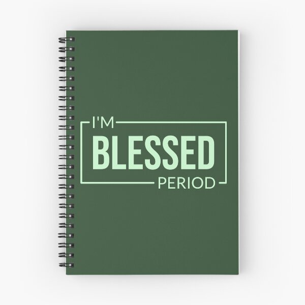 Item preview, I’m Blessed. Period. Positive Affirmation, Faith-based, Inspirational  designed and sold by InspireNIgnite.