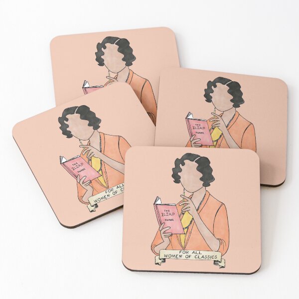 Item preview, For All Women Of Classics - peach jacket version designed and sold by GreekMythComix.