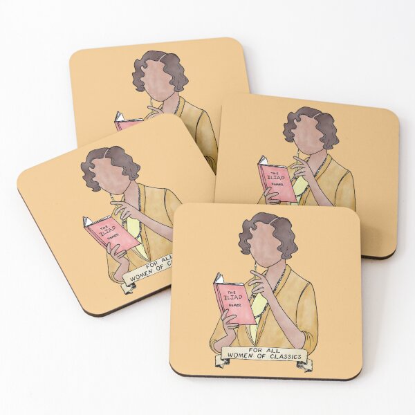 Item preview, For All Women Of Classics - mustard jacket version designed and sold by GreekMythComix.