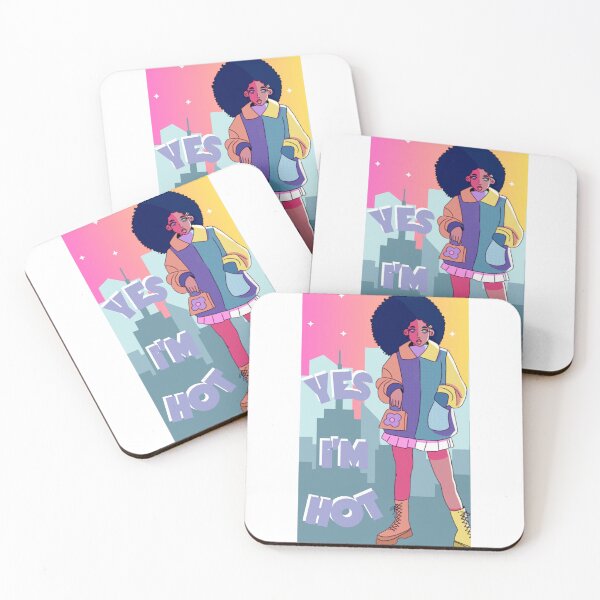 Artikelvorschau, Ja, ich bin heiß - Fashion Girl entworfen und verkauft von Vitall-Prints.