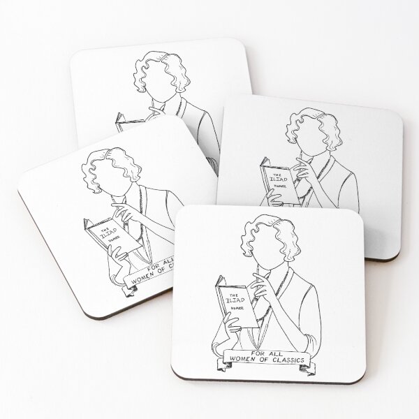 Item preview, Copy of For All Women Of Classics - black and white lineart version designed and sold by GreekMythComix.