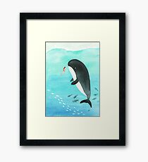 Nice to meet you! Framed Print