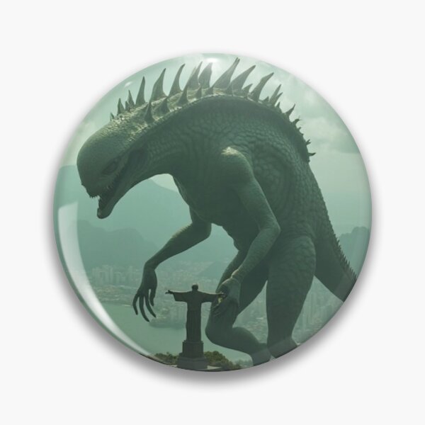 Item preview, Christ the Kaiju – Giant Monster Over Rio designed and sold by Artitude Studio.