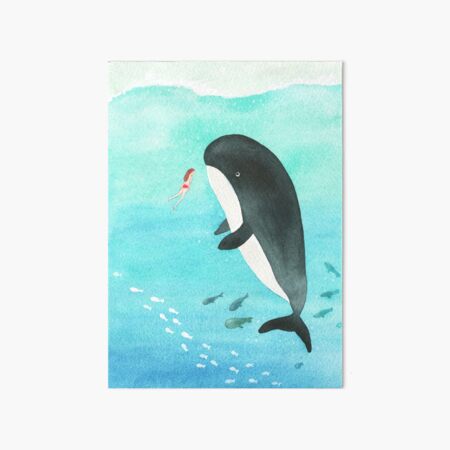 Nice to meet you! Art Board Print