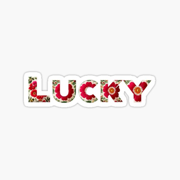 Lucky Flowers Sticker