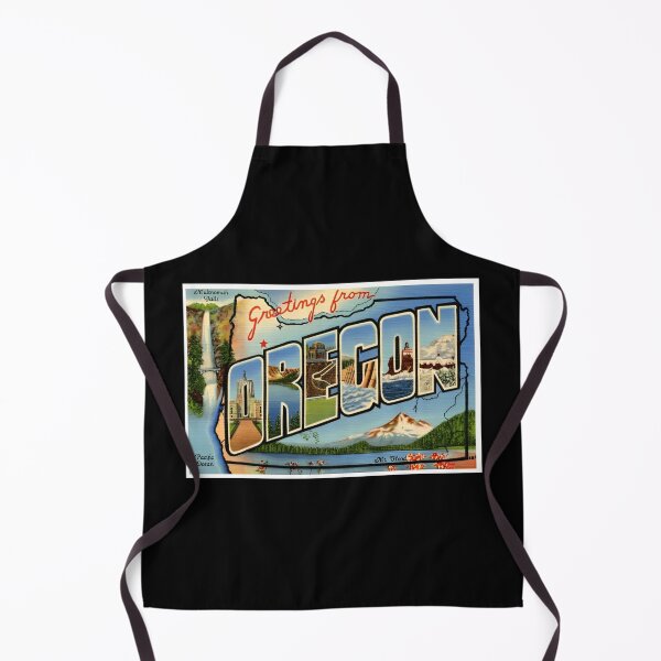 Item preview, Retro Oregon Travel Poster Print Design designed and sold by DankThreads.
