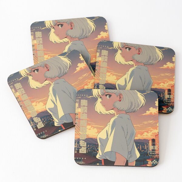 Item preview, White-haired girl at sunset 2 designed and sold by BOZGO.