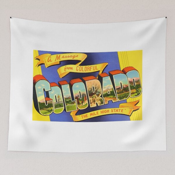 Aperçu de l'œuvre Affiche de voyage vintage du Colorado créée et vendue par DankThreads.