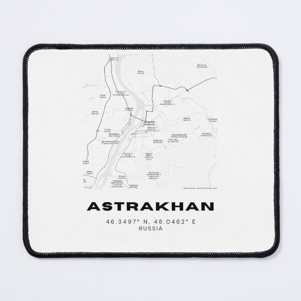 Item preview, Astrakhan Map – Minimalist Caspian Gateway Poster designed and sold by RM-Journey.