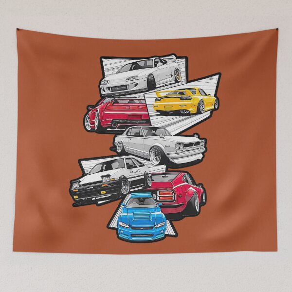 Item preview, Legends of the Street – JDM Dreams Unleashed designed and sold by Artistic canvas store.
