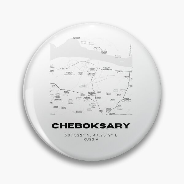 Artikelvorschau, Tscheboksary-Karte – Minimalistisches Poster der Republik Tschuwaschien entworfen und verkauft von RM-Journey.