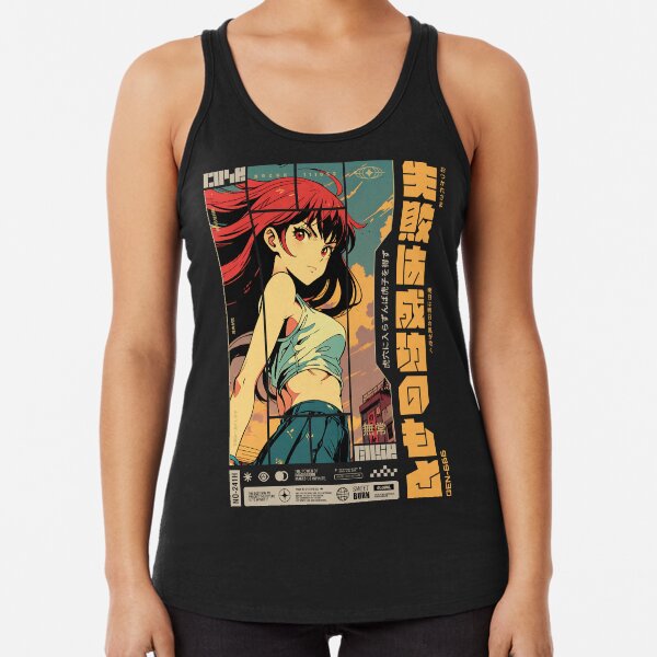Item preview, Red-haired woman at sunset in Tokyo designed and sold by BOZGO.