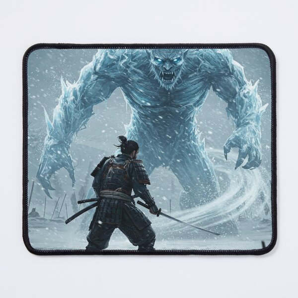 Item preview, Samurai Warrior vs Ice Monster designed and sold by MerlinWear.