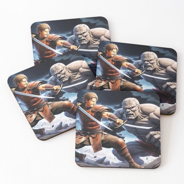 Item preview, Samurai vs. Stone Monster designed and sold by MerlinWear.