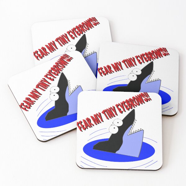 Item preview, Fear my tiny eyebrows designed and sold by BlackSharkIND.