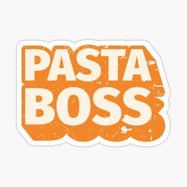 Aperçu de l'œuvre 22 mai : Pasta Boss – T-shirt humoristique inspiré de la cuisine italienne et des nonnas créée et vendue par noberic.