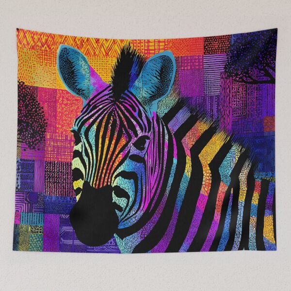 Item preview, Rainbow Zebra designed and sold by AutoPopStudio.