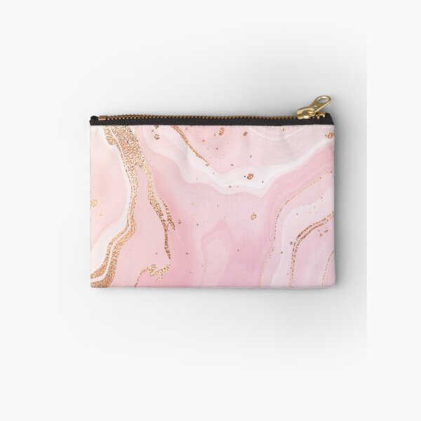 Item preview, Soft Pink Marble with Gold Veins – Glam Pattern designed and sold by WHDProduction45.