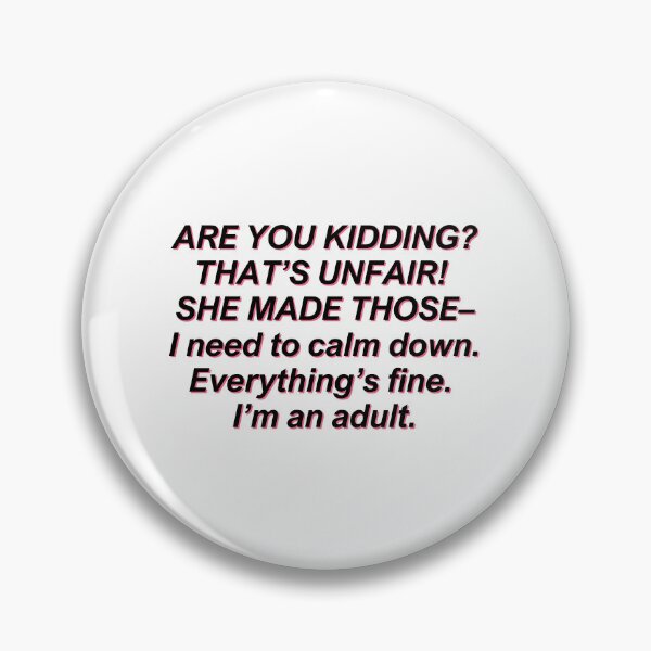 Item preview, Smosh Pit: Angela Giarratana I Need to Calm Down I'm an Adult Sticker designed and sold by kittenmittons.