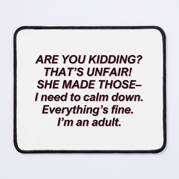 Item preview, Smosh Pit: Angela Giarratana I Need to Calm Down I'm an Adult Sticker designed and sold by kittenmittons.
