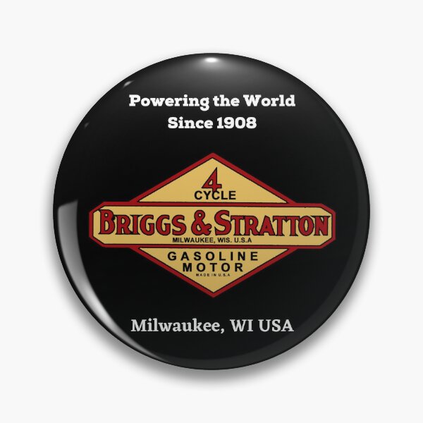 Item preview, Retro Briggs and Stratton Engine on black designed and sold by giddygoldfinch.