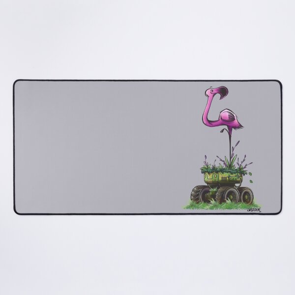 Item preview, Mosswheel & the Pink Seer – Whimsical Robot Journey Art designed and sold by SrGeeOh.