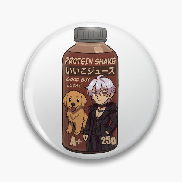 Item preview, A+ Lord Aethelstan's (Ft. Bradley!) Good Boy Juice Protein Shake (Gatcha Vtuber Vending Machine Series) designed and sold by Fresh Oshi Pressed.