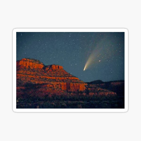 Vista previa del artículo con la obra «COMETA NEOWISE KANAB, UTAH, 2020», diseñado y vendido por sinawavastudios.