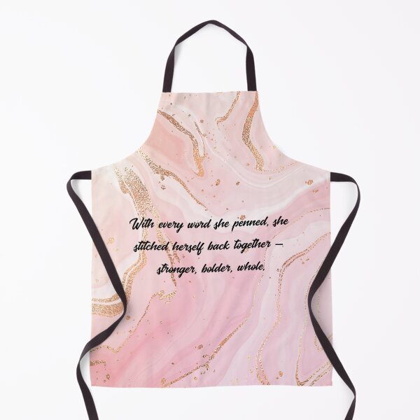 Item preview, Stronger, Bolder, Whole – Pink & Gold Marble Quote Art designed and sold by WHDProduction45.