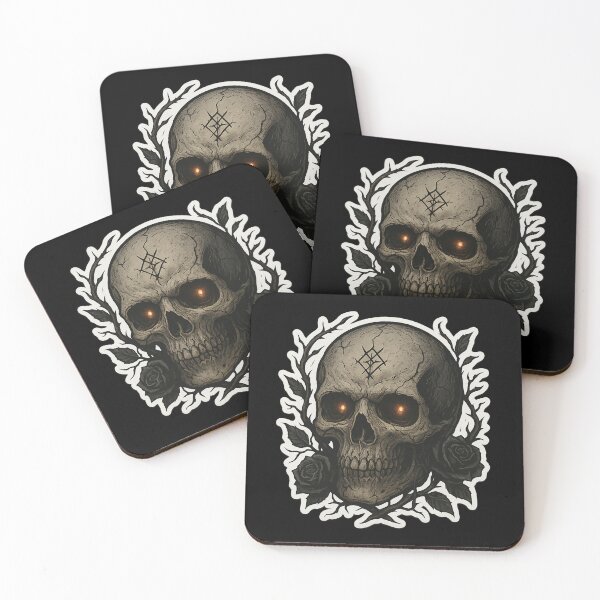 Item preview, Cursed Skull Relic – Gothic Dark Fantasy designed and sold by cipharra.