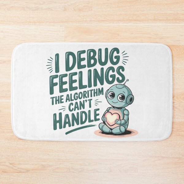Item preview, Programmers and Coders Cute Robot Emotional Debugger designed and sold by Bliss Find And Design.