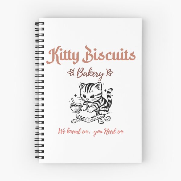 Item preview, Kitty Biscuits bakery Funny We Knead Em You Need Em for Cat Lovers & Bakers designed and sold by Breisey.