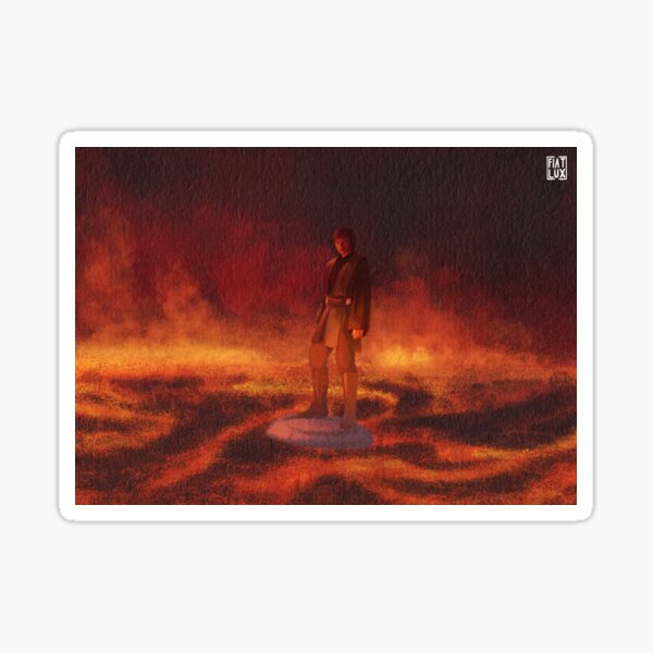 Item preview, Duel on Mustafar 1 designed and sold by fiatluxillust.