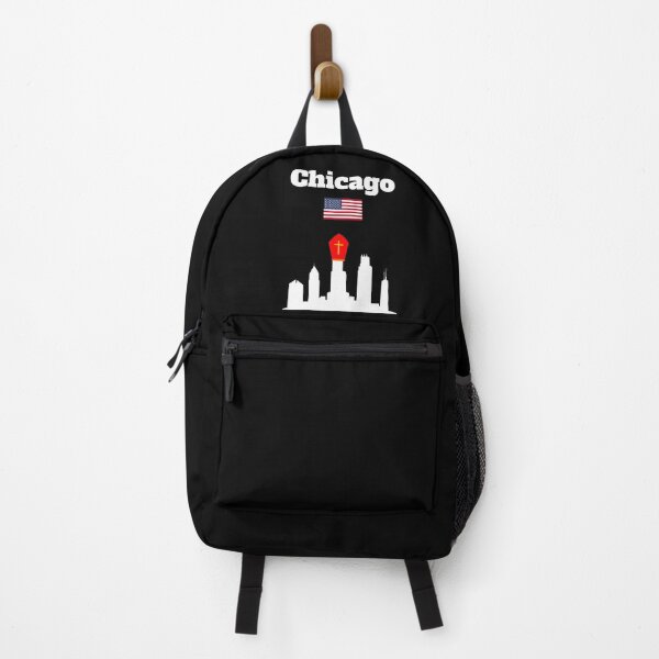 Item preview, Chicago Pope Leo XIV Chicago Skyline with pope hat US flag  designed and sold by Artstastic.