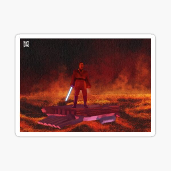 Item preview, Duel on Mustafar 2 designed and sold by fiatluxillust.